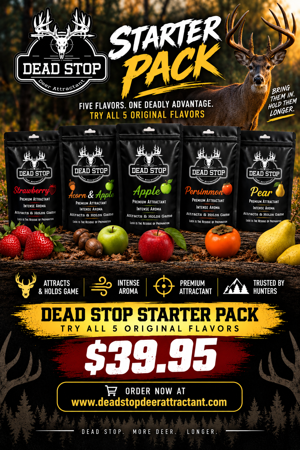 Dead Stop Starter Pack – All 5 Original Flavors